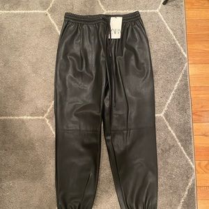 Zara leather pants
